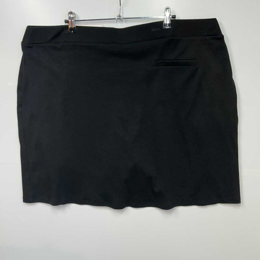 Jones New York Signature Faux Wrap Skort Jones Black Plus Size 2X 10795730-022 - Picture 2 of 12